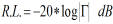 Reflection coefficient (gamma) to return loss to conversion equation